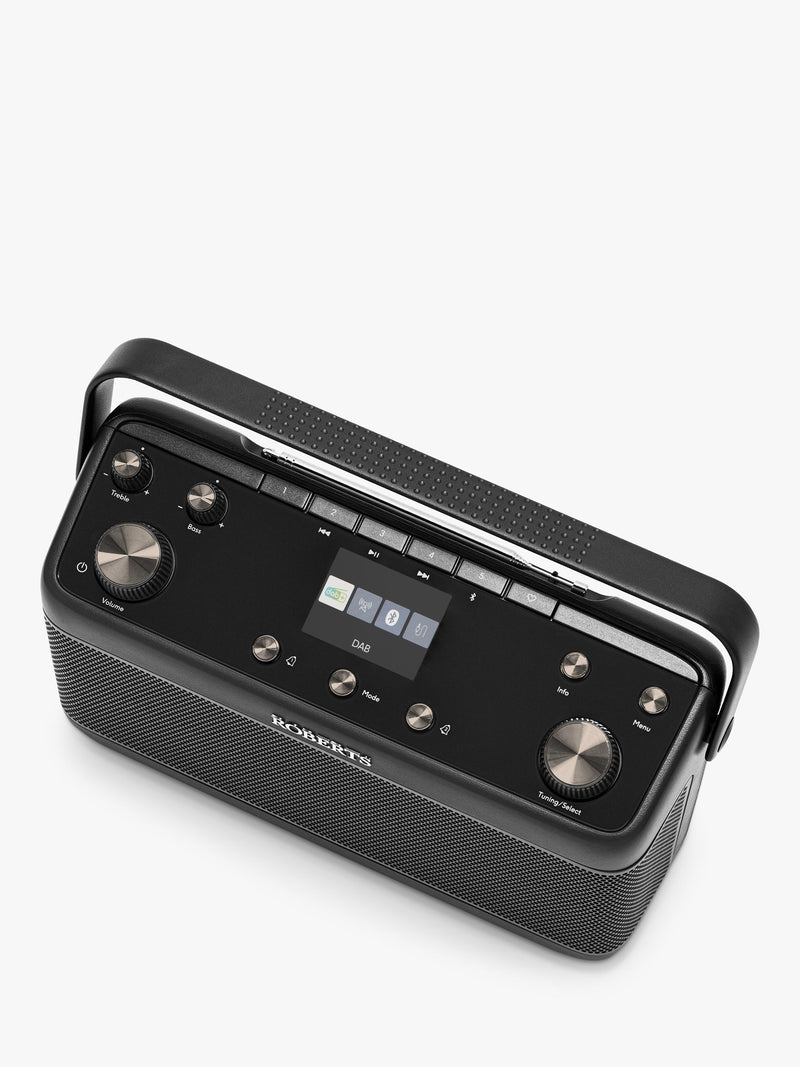 Roberts Blutune 7 DAB+ Bluetooth radio black, imported from the UK