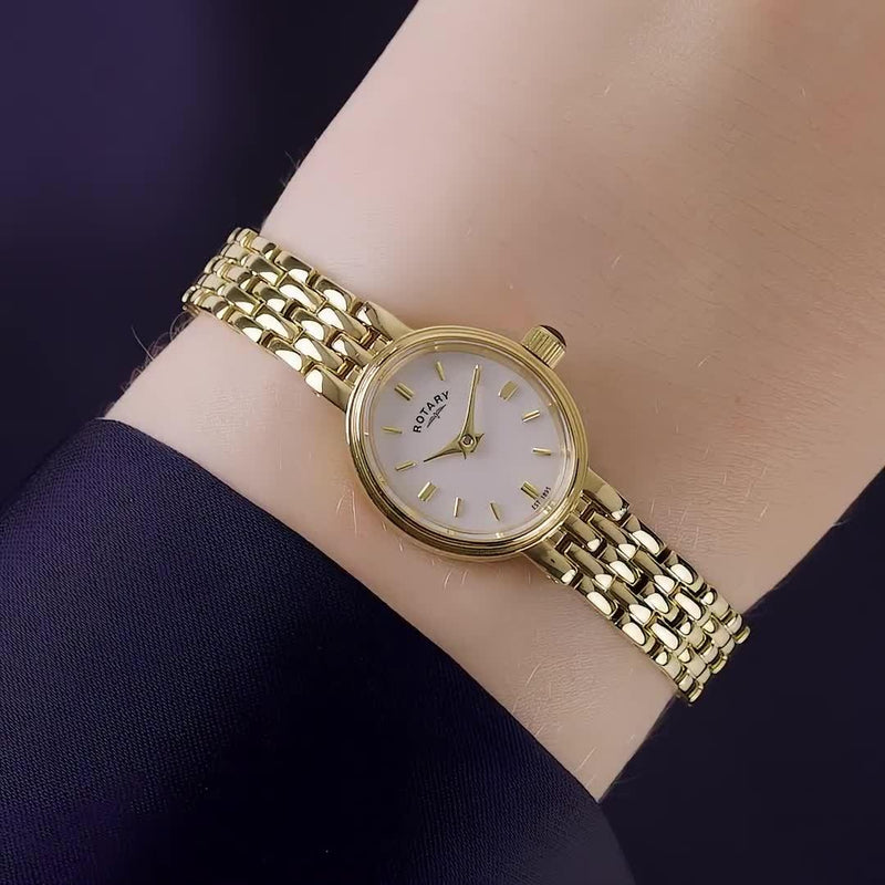 Rotary Cocktail bracelet watch gold, imported from the UK