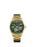 Rotary Greenwich Strata automatic watch gold case green dial 42mm, UK version