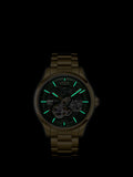 Rotary Greenwich Strata automatic watch gold case green dial 42mm, UK version