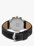 Rotary 1895 Chronograph watch with black leather strap, imported from the UK