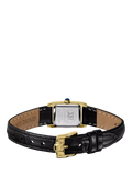 Rotary Heritage Astoria women's gold watch 24mm black leather strap, UK version
