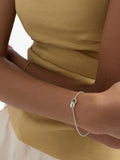 Astley Clarke Aurora Ridge link bracelet in sterling silver, UK version