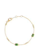 John Lewis Astley Clarke Gemstone Station Bracelet, Gold- Buy online at McGrocer