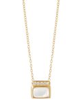 Astley Clarke Aurora Ridge Square Pendant Necklace