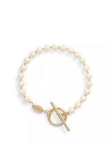 John Lewis Lauren Ralph Lauren Emmylou Faux Pearl Bracelet Gold/White- Buy online at McGrocer