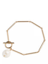 John Lewis Lauren Ralph Lauren Regina Pearl Bracelet Gold/White- Buy online at McGrocer