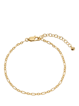 John Lewis Monica Vinader Textured Link Chain Bracelet Gold- Buy online at McGrocer