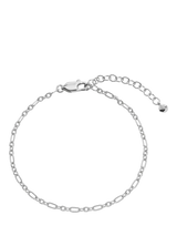 John Lewis Monica Vinader Textured Link Chain Bracelet Silver- Buy online at McGrocer