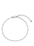 Monica Vinader silver textured link chain bracelet (British brand)