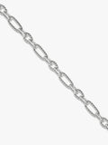 Monica Vinader silver textured link chain bracelet (British brand)