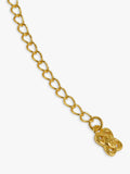 Ottoman Hands lapis pink jade beaded necklace gold, UK version