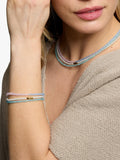 Ottoman Hands waterproof layered beaded necklace gold (British brand)