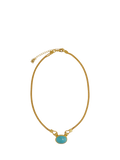 Ottoman Hands Daphne Turquoise Gold necklace - British product