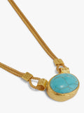 Ottoman Hands Daphne Turquoise Gold necklace - British product