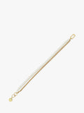 AllSaints pearl multi chain bracelet gold tone, imported from the UK
