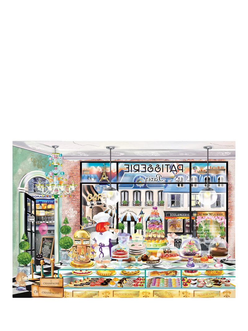 Wentworth Wooden Puzzles Bonjour Paris jigsaw puzzle 600 pieces (British brand)