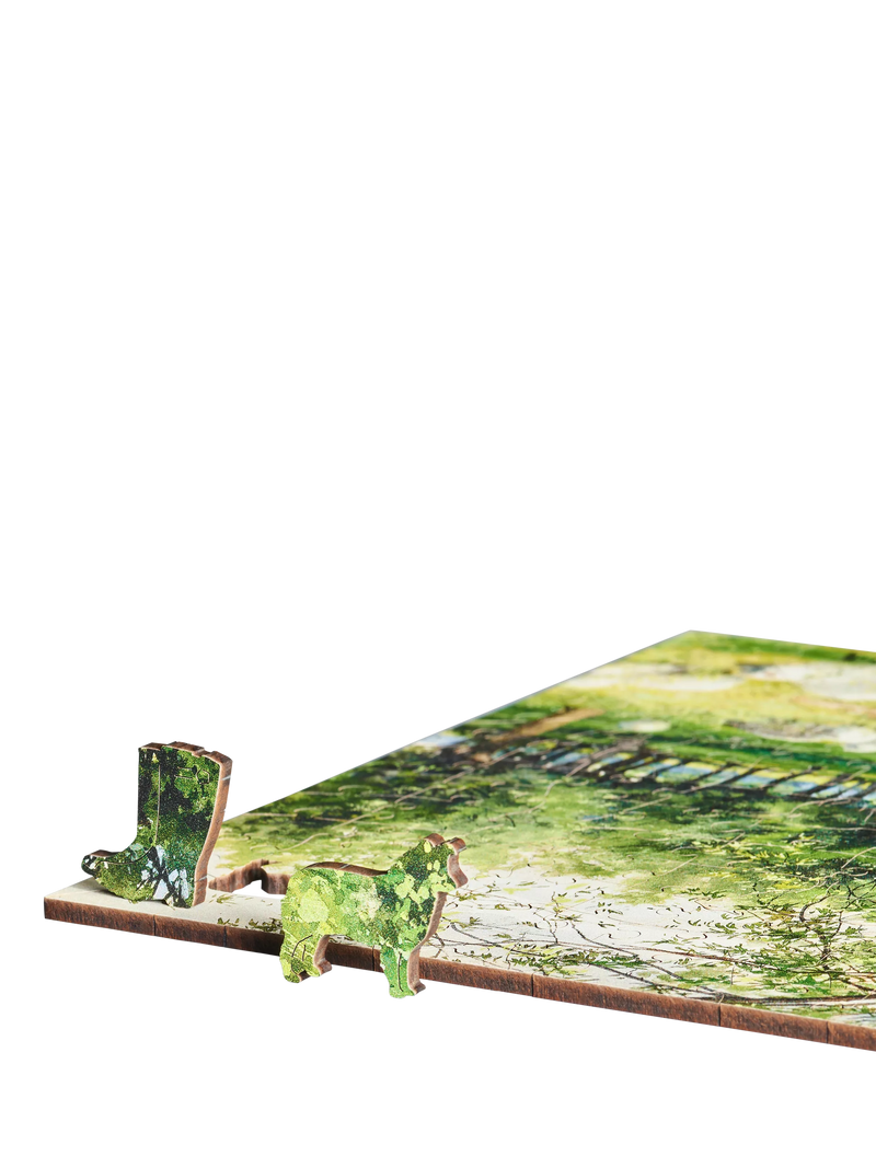 Wentworth Wooden Puzzles Sheep in an Orchard jigsaw puzzle 300 pieces, imported from the UK
