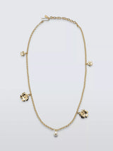 John Lewis Completedworks x John Lewis Flower Charm Necklace Gold- Buy online at McGrocer
