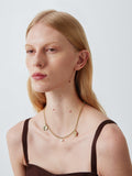 Completedworks flower charm necklace gold 50.8cm (British brand)