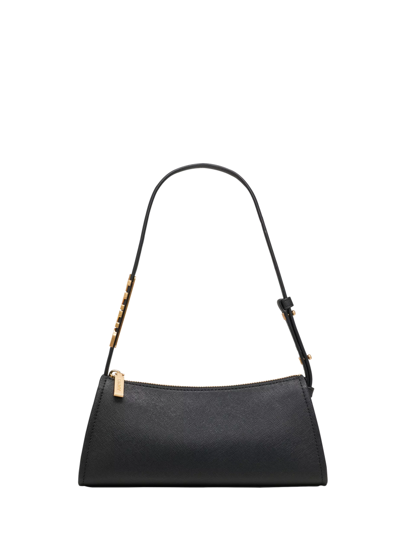 DKNY Avril Leather Shoulder Bag, Black