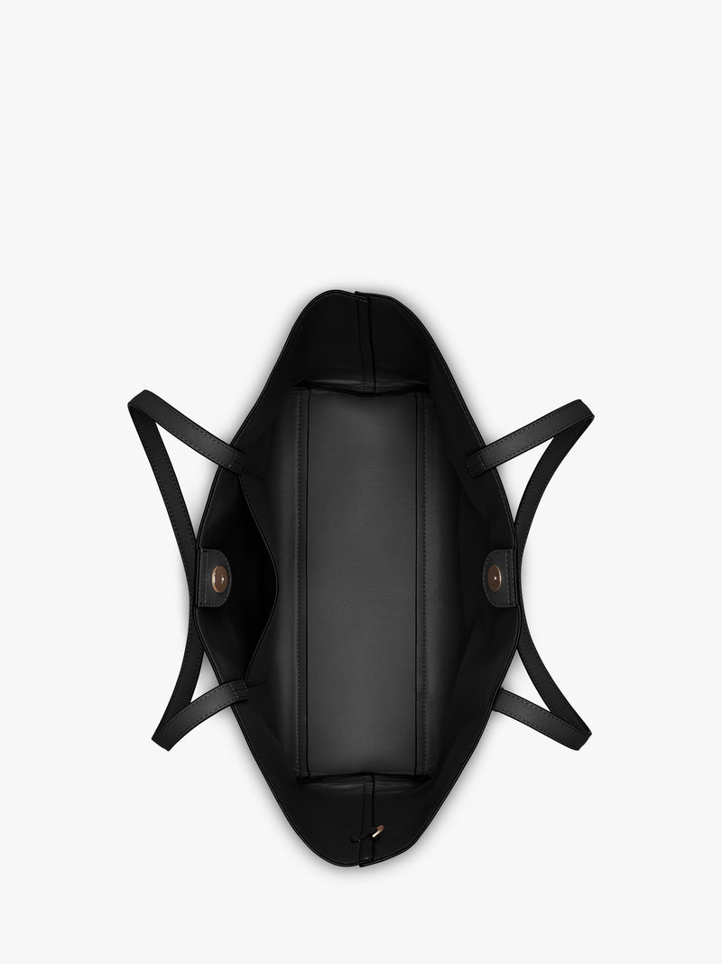 DKNY Avril leather tote bag black gold - British product