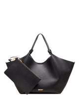 John Lewis DKNY Paula Large Shopper Tote Bag Black/Gold- Buy online at McGrocer