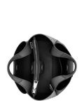 DKNY Willa Mini Satchel Tote Black Silver - British product