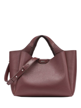 John Lewis DKNY Willa Leather Satchel Handbag, Aged Wine- Buy online at McGrocer