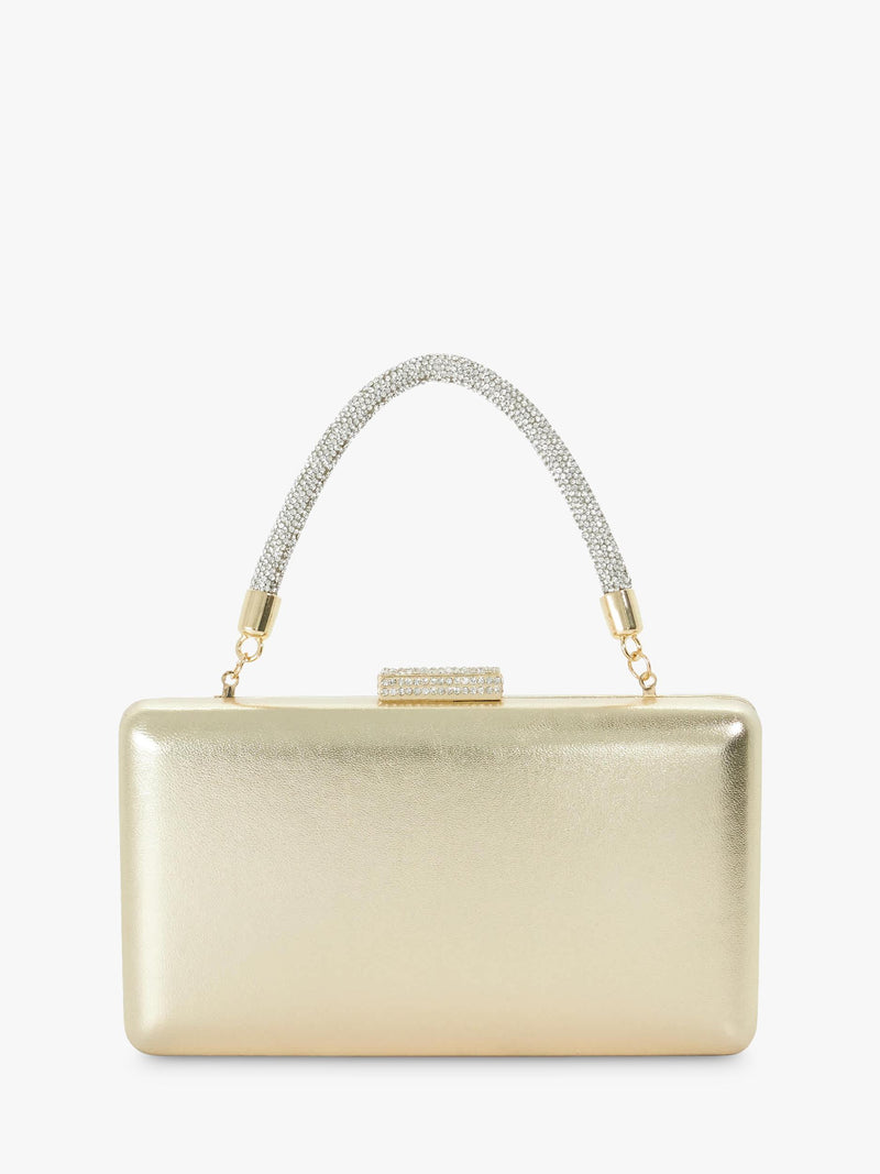 Dune London diamante handle clutch bag - British product