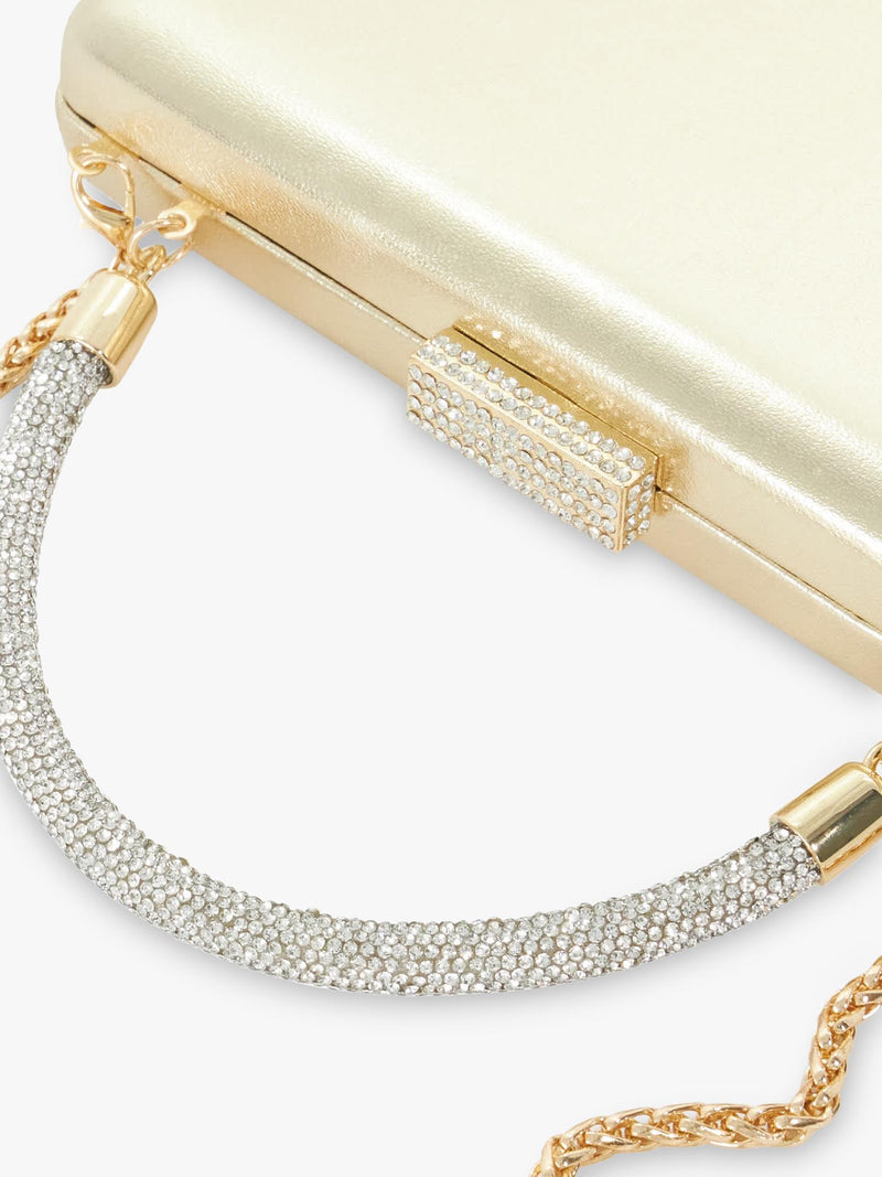 Dune London diamante handle clutch bag - British product