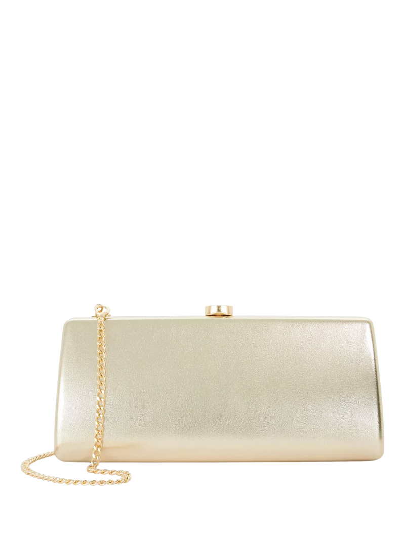 Dune London gold cross body clutch bag - British product
