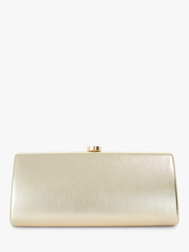 Dune London gold cross body clutch bag - British product