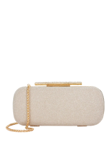 John Lewis Dune London Body Structured Chain Strap Clutch Bag Gold- Buy online at McGrocer