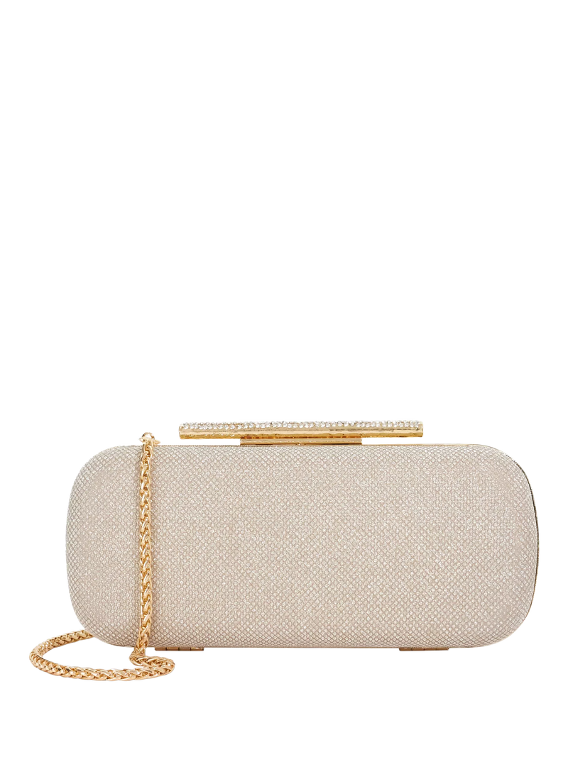 Dune London gold chain strap clutch bag - British product