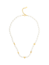 John Lewis Coach Beaded Charm Necklace Pearl- Buy online at McGrocer