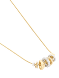 Coach Rondelle long charm necklace two tone, imported from the UK