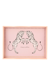 John Lewis Yvonne Ellen Zebra Tray, Pink- Buy online at McGrocer