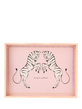 Yvonne Ellen pink zebra tray 30x40cm, UK version