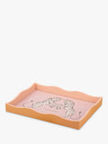 Yvonne Ellen pink zebra tray 30x40cm, UK version