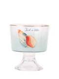 Yvonne Ellen glass dessert bowls lobster shell design set of 2 - British product