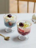 Yvonne Ellen glass dessert bowls lobster shell design set of 2 - British product