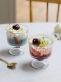 Yvonne Ellen glass dessert bowls lobster shell design set of 2 - British product