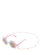 John Lewis Accessorize Kids' Flower Sunglasses Set, Pink/Multi- Buy online at McGrocer