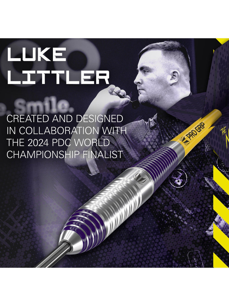 Target Darts Luke Littler steel tip darts set 22g (British brand)
