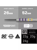 Target Darts Luke Littler Loadout steel tip darts 23g, UK version