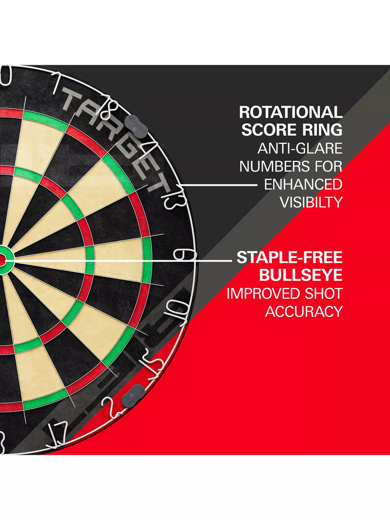 Target Darts Rift dartboard set black (British brand)