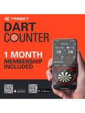 Target Darts Rift dartboard set black (British brand)