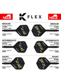 Target Darts K-Flex Luke Littler flights & shaft black, imported from the UK