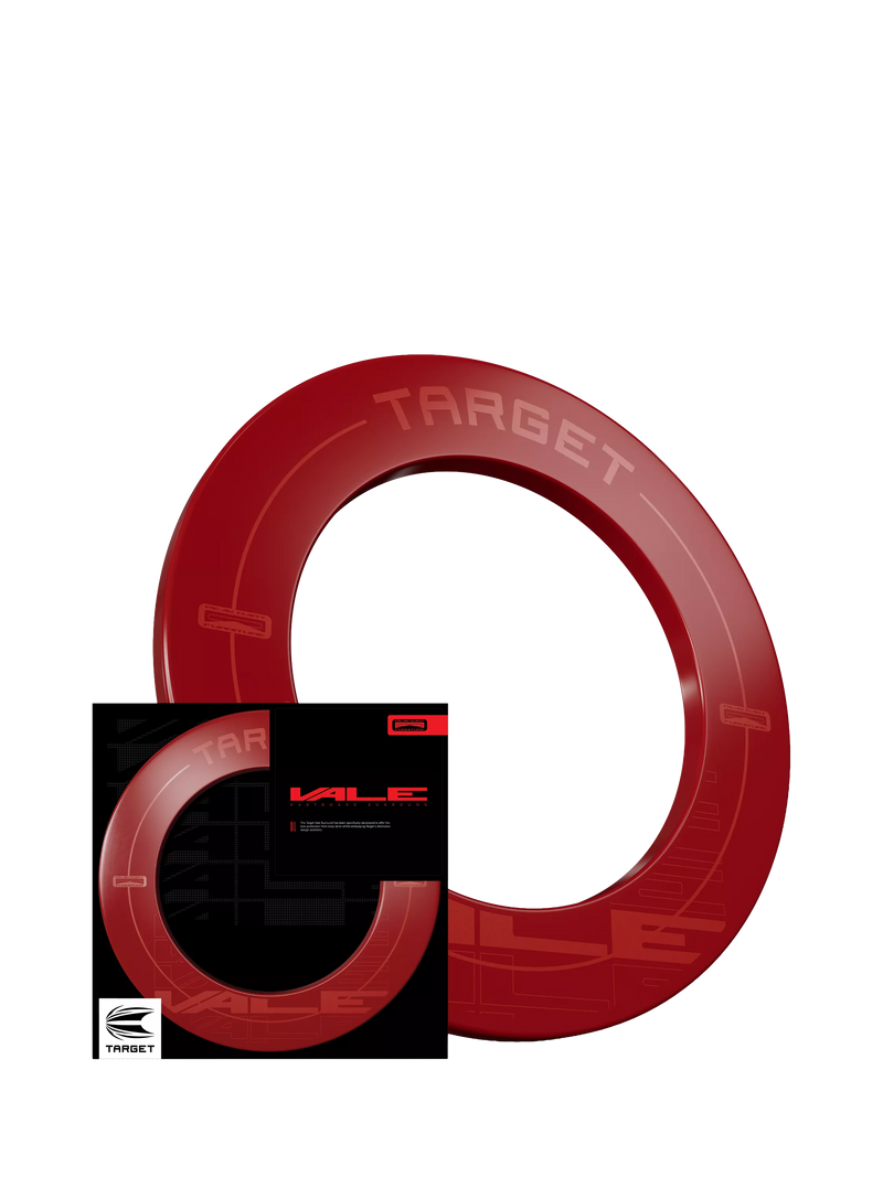 Target Darts Vale dartboard surround Red, UK version